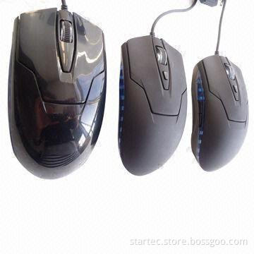 6D Gaming Mice with 800/1,200/1,600dpi Resolution and USB Cable